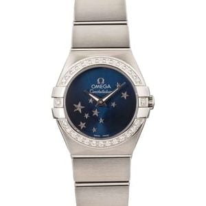 Ladies Omega Constellation Blue Dial