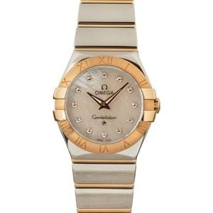 Omega Constellation Mother of Pearl Diamond Dial