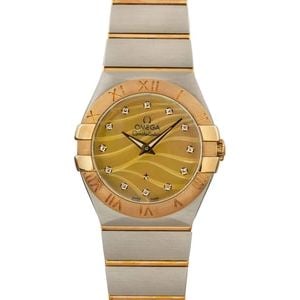 Omega Constellation Wavy Mother of Pearl Dial