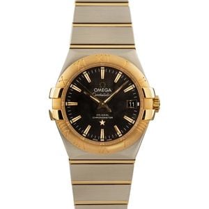 Omega Constellation Steel & 18k Yellow Gold Grey Dial