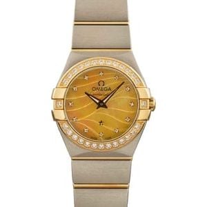 Omega Constellation Wavy Champagne Dial