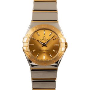 Ladies Omega Constellation Champagne Dial