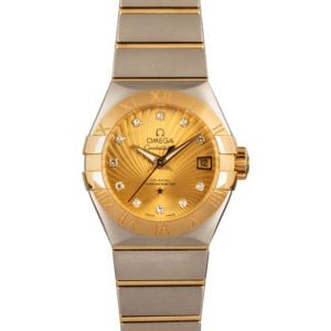 Omega Constellation Champagne Supernova Diamond Dial