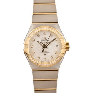 Ladies Omega Constellation Steel & Yellow Gold