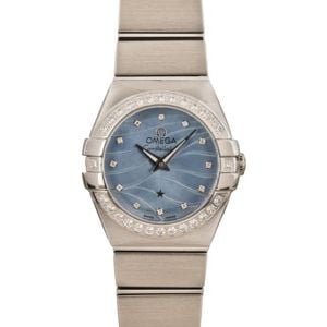 Omega Constellation Blue Mother of Pearl Dial