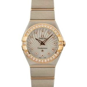 Omega Constellation Mother of Pearl Diamond Supernova Dial