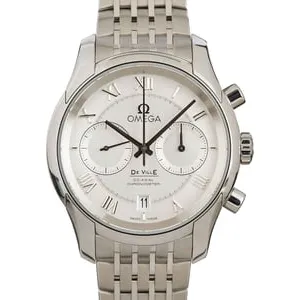 Omega De Ville Hour Vision Silver Dial