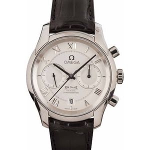 Omega De Ville Hour Vision Silver Roman Dial