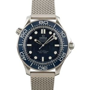 Omega Seamaster Diver 300M James Bond 60th Anniversary Blue Dial