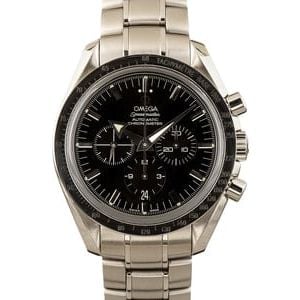 Preowned Omega Speedmaster Broad Arrow Black Dial