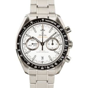 Pre-Owned Omega Speedmaster Chronograph White Dial