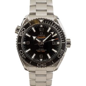 Omega Seamaster Planet Ocean Steel Black & Orange