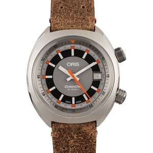 Oris Chronoris Date Grey Dial