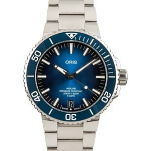 Oris Aquis Date Calibre 400 Blue Dial