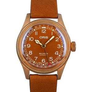 Oris Big Crown Bronze Brown Pointer Date Dial