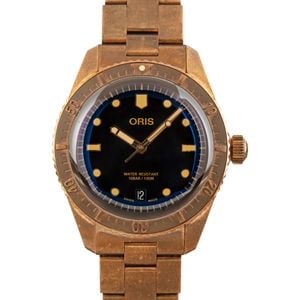 Oris Divers Sixty Five Date Black Dial