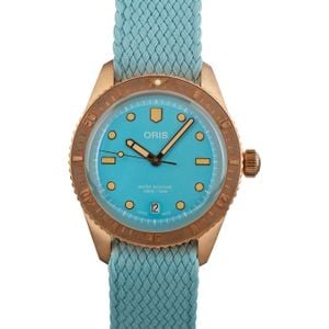 Oris Divers Sixty-Five Bronze Textile Strap