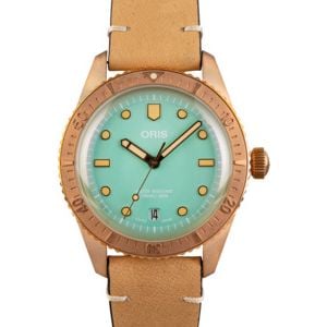 Oris Divers Sixty-Five Bronze Wild Green