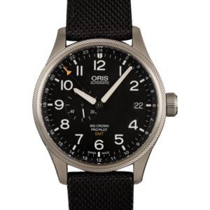 Oris Big Crown Pro Pilot GMT Black Textile Strap