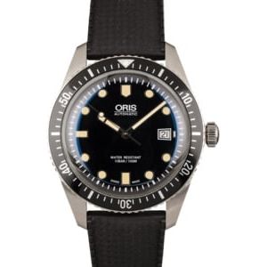 Oris Divers Sixty-Five Black Rubber Strap