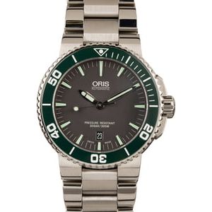 Oris Aquis Date Green Ceramic Bezel