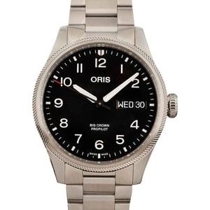 Oris Big Crown ProPilot Big Day Date Black Arabic Dial