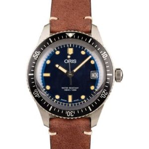 Oris Divers Sixty-Five 36MM Leather Strap