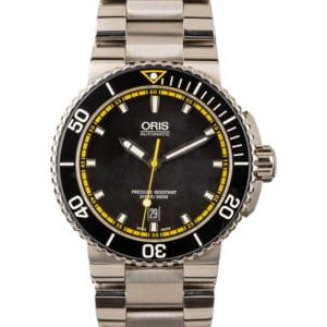 Oris Aquis Stainless Steel Black Dial