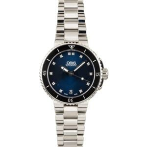 Oris Aquis Date Blue Diamond Dial