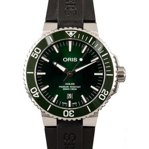 Oris Aquis Date Green