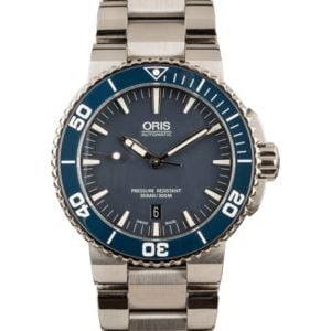 Oris Aquis Date Blue Ceramic Bezel