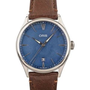 Oris Artelier Date Stainless Steel Blue Dial