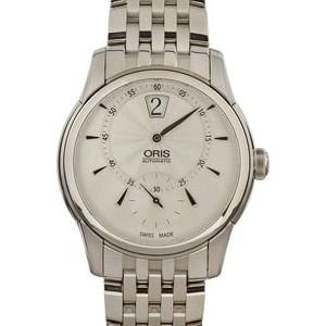 Oris Artelier Jumping Hour Stainless Steel