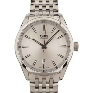 Oris Artix Date Stainless Steel Silver Dial