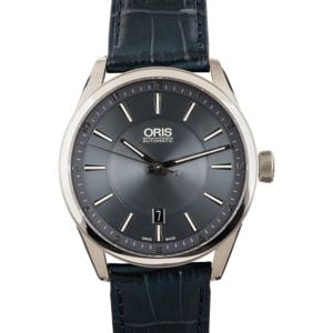 Oris Artix Date Leather Strap