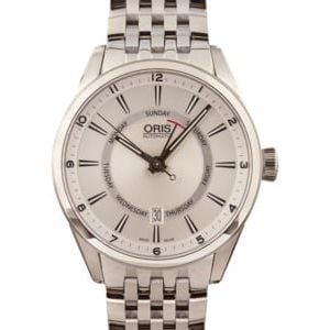 Oris Artix Pointer Day Date Stainless Steel