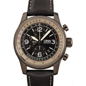 Oris Big Crown X1 Calculator Grey Plated Stainless Steel & Black Dial