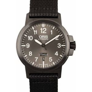 Oris BC3 Advanced, Day Date Black Plated Stainless Steel