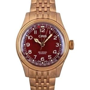 Oris Big Crown Bronze Pointer Date Red Dial