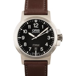 Oris BC3 Advanced, Day Date Leather Strap