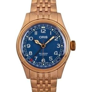 Oris Big Crown Bronze Pointer Date Blue Arabic Dial