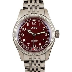 Oris Big Crown Pointer Date Red Dial Watch