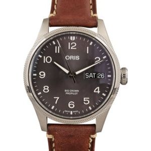 Oris Big Crown ProPilot Big Day Date Leather Strap