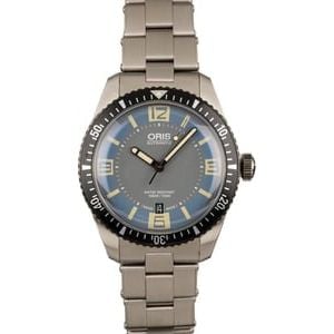 Oris Divers Sixty Five Blue Grey Dial