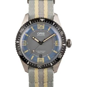 Mens Oris Diver Sixty-Five Blue Dial