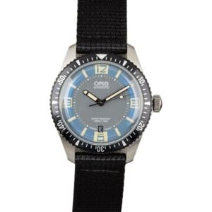 Oris Divers Sixty Five Black Textile Strap