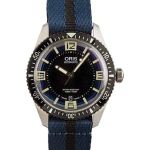 Oris Divers Sixty-Five 40MM Stainless Steel on Textile Strap