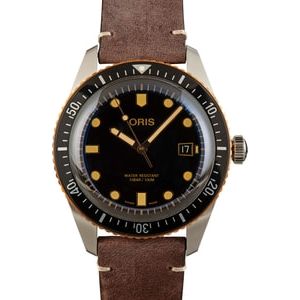 Mens Oris Divers Sixty-Five Stainless Steel & Bronze