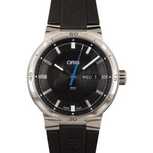 Mens Oris TT1 Day Date Stainless Steel