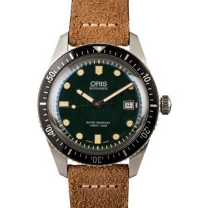 Mens Oris Divers Sixty-Five Green Dial